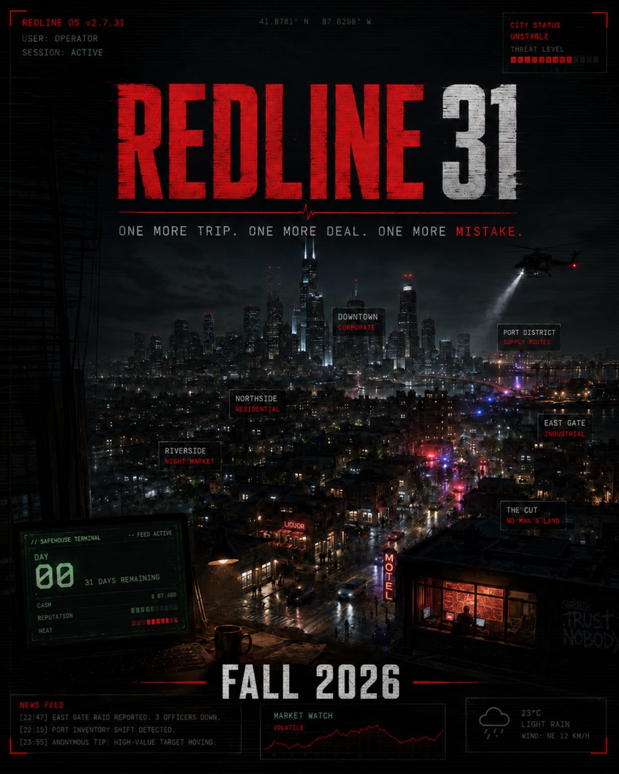 REDLINE 31 official cover artwork